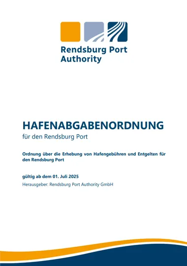 Vorschaubild des Dokuments Hafenabgabenordnung